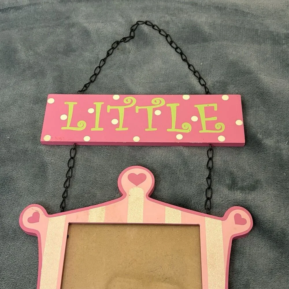 LITTLE PRINCESS Picture Frame Wall Hanging 4x6